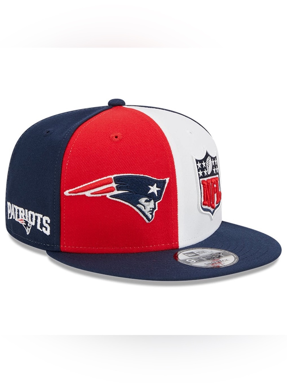 Men's New Era Red/Navy New England Patriots 2023 Sideline 9FIFTY Snapback Hat